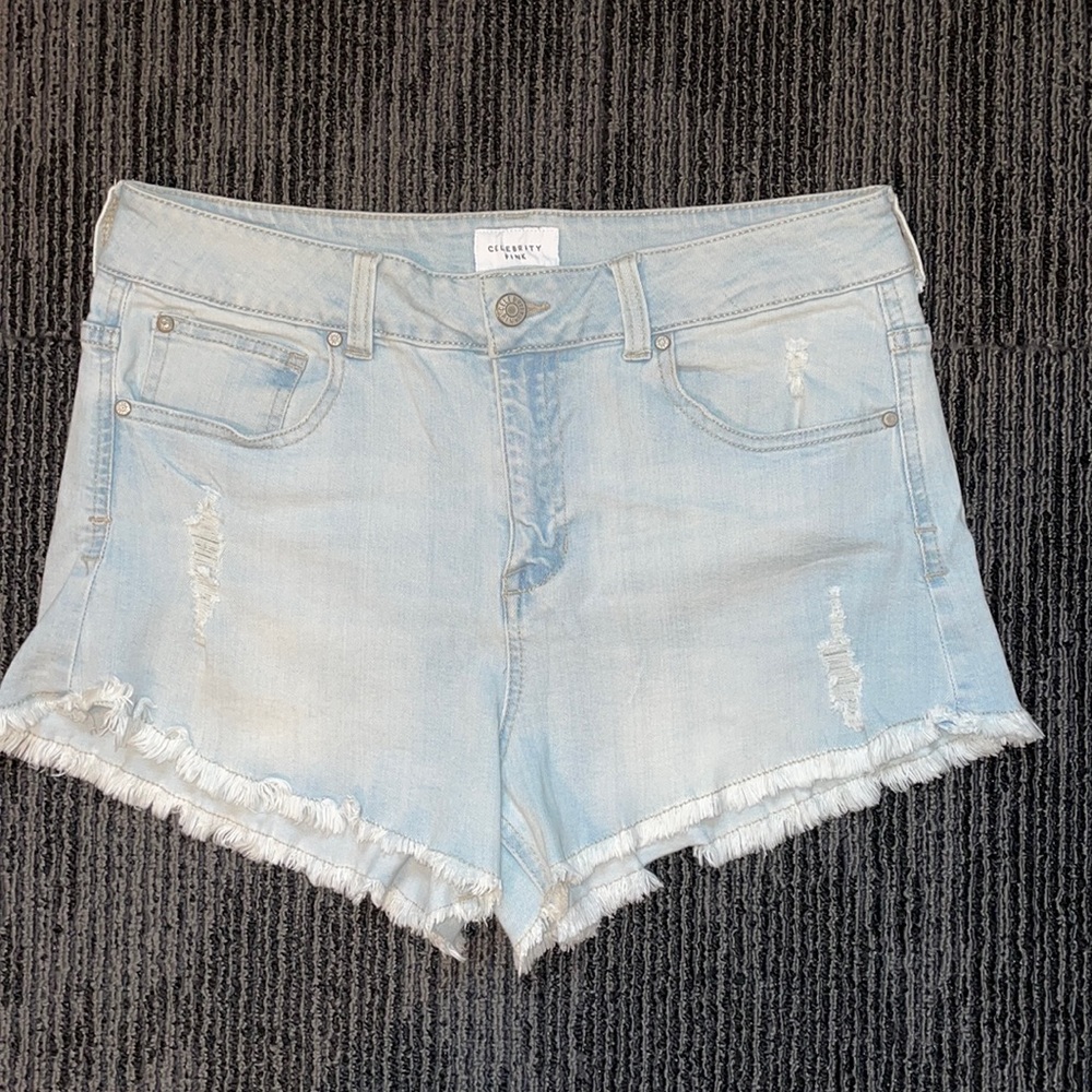 Celebrity Pink Jean Shorts